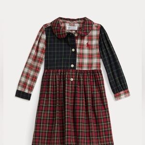 NWT! Ralph Lauren Kids’ Plaid Poplin Shirt Dress